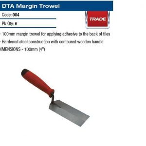 DTA Margin Trowel 100mm 4inch