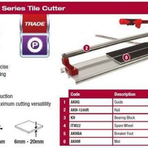 1240mm Pro Series Tile Cutter
