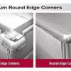 Aluminium Round Edge Corners 2 Pack 12mm