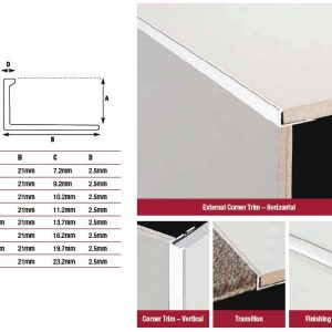 Aluminium LShape Trim