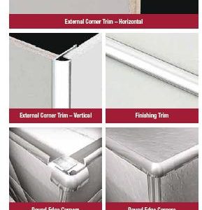 Aluminium Round Edge Trim  3metre