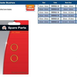 Blade Reducing Bush 25mm-16mm 2 per pack