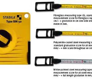 Cased measuring tape Type BM 50