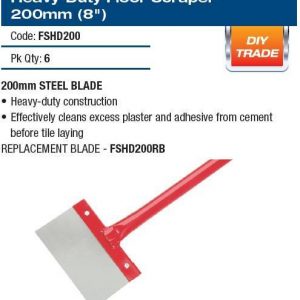Heavy-Duty Floor Scraper 200mm 8inch