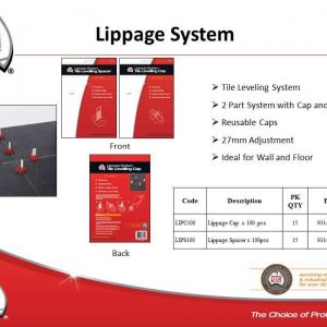 Lippage Floor Mounts x 100 pieces