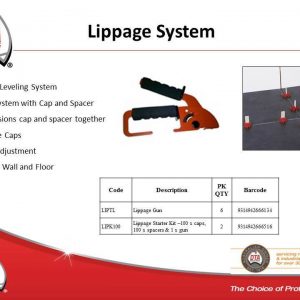 Lippage Levelling Gun