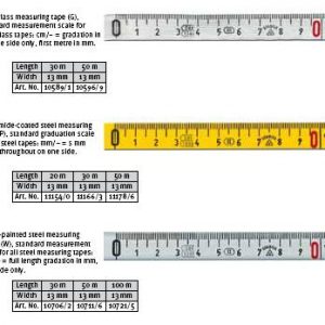 Open-frame measuring tape Type 42