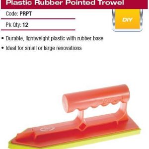 Plastic Rubber Pointed Trowel