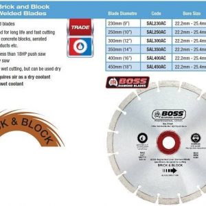 Segmented Rim Diamond Blade 300mm 12inch