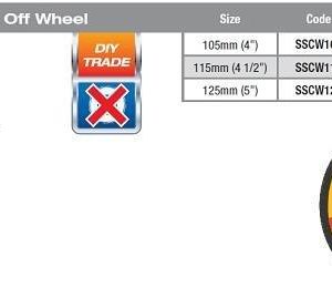 Stainless Steel Cutting Wheel - 115mm x 1mm x 22mm bore