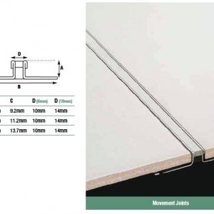 Stainless Steel Movement Joints  3metre
