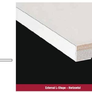 Unperforated Aluminium LShape Angle  4metre
