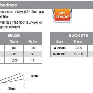 Tile Wedges x 500 pieces