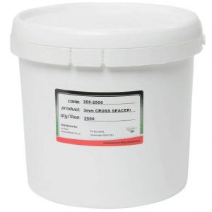 Cross Spacer 3mm x 2500/Bucket