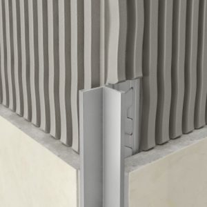 Birdsmouth Profile Aluminium 10mm White x 3m