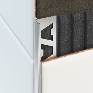 L Profile S/Steel 6mm Brushed x 3m