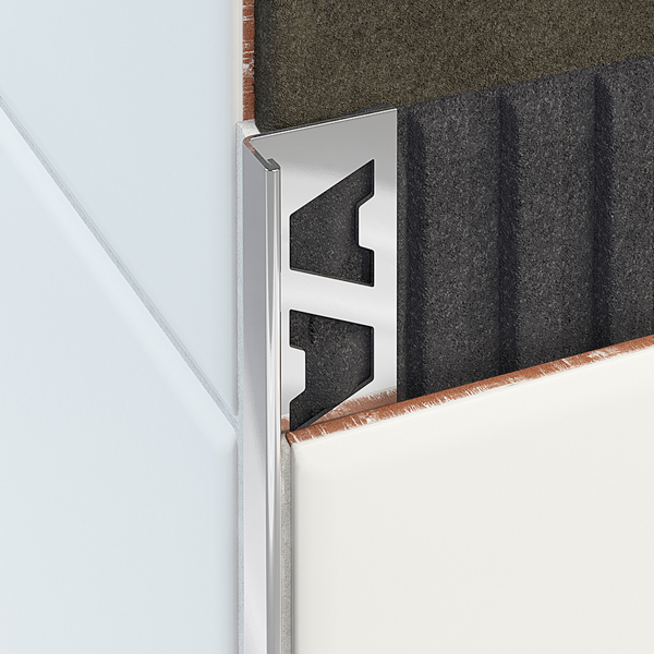 L Profile S/Steel 15mm Polished x 3m