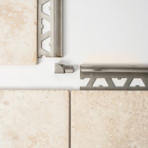 All-Curve Corner Piece Internal 304 S/Steel 8mm Brushed