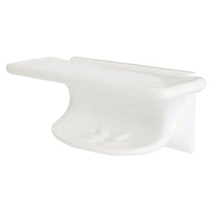 Large Dual Shelf 200 x 100mm White