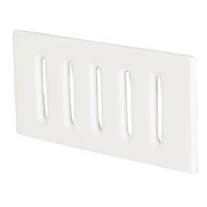 Vents (Pair) 200 x 100mm White