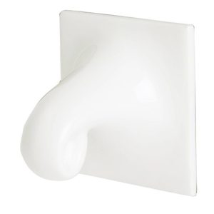 Towel Ring Holder100x100-Robe Hook White